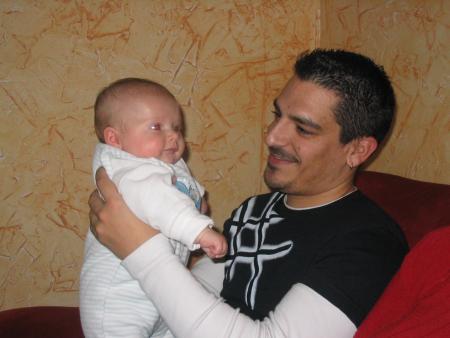 Bon ba voila Richard le mari de Cindy ma grande seur avk son fils Kenny
