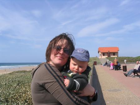 Voici ma plu grande seur Cindy avec son fils Kenny