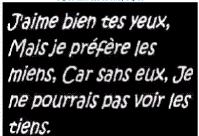 Poéme pour mon ange que jaime a la folie....
